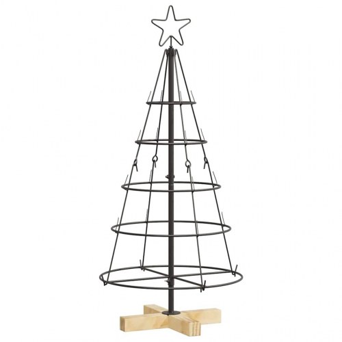 Metaljuletræ med fod KUOPIO 90 cm - sort