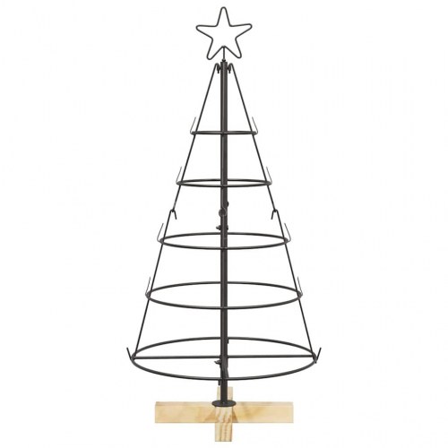 Metaljuletræ med fod KUOPIO 90 cm - sort