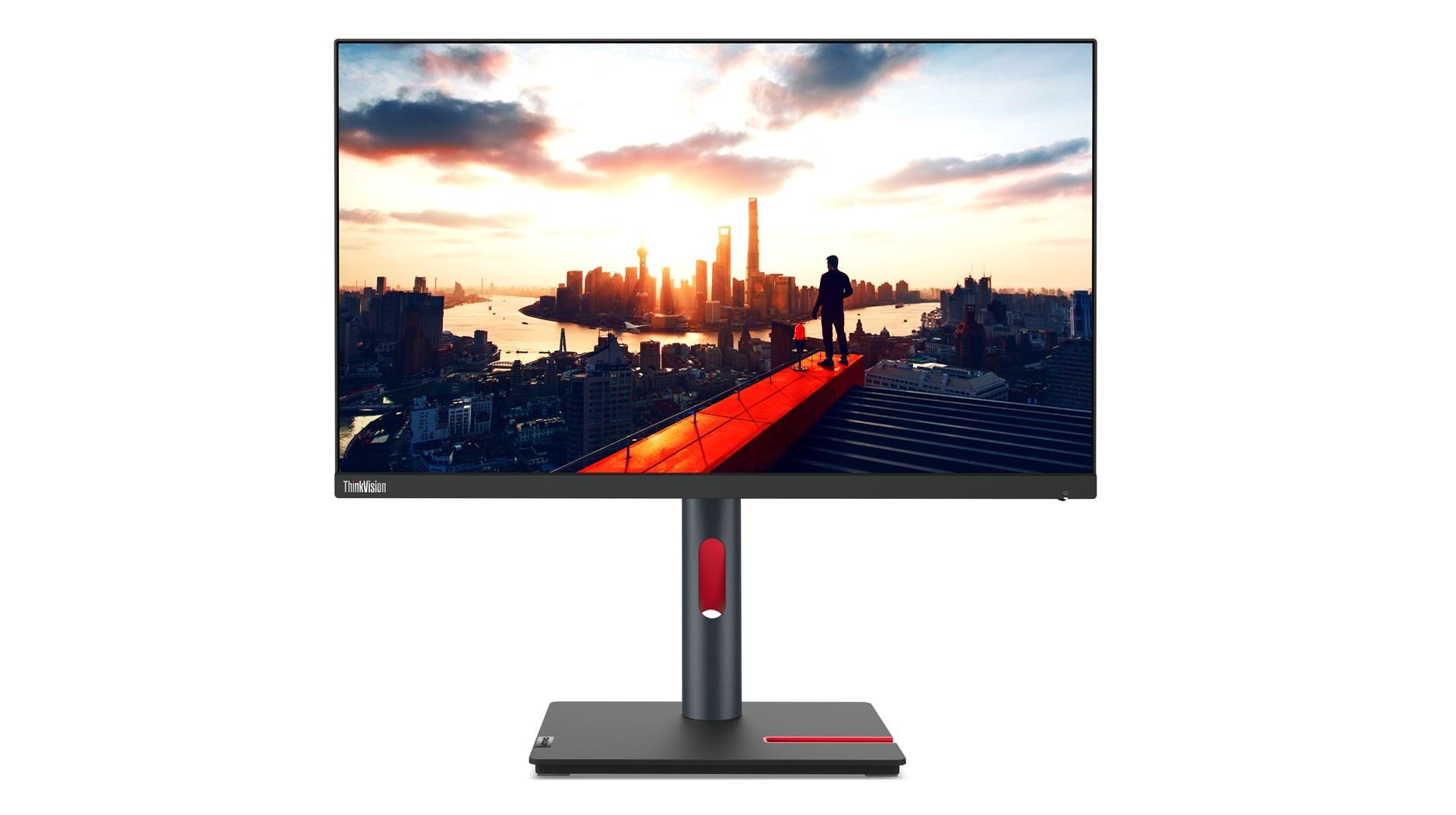 Skærm Lenovo ThinkVision P24h-30 23,8" QHD IPS (sort) billede