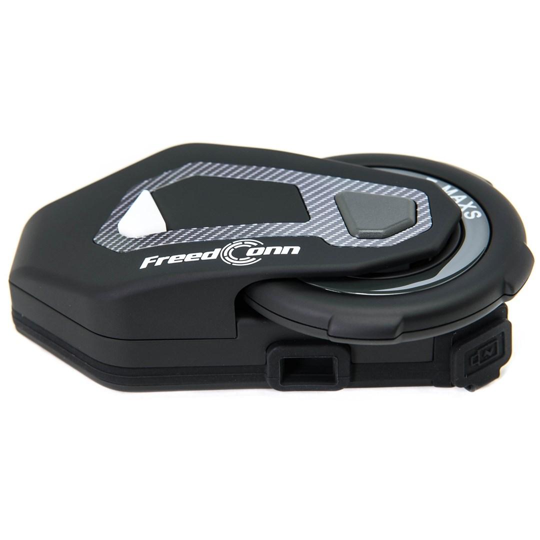 Trådløst motorcykel-intercom FreedConn T-MAX S V4 Pro Single – sort billede