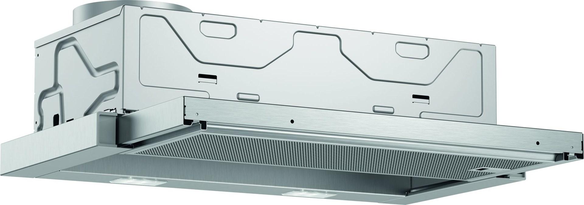 Emhætte udtræk - Bosch Serie 2 DFL063W56, 60 cm, 328 m³/t, metallisk