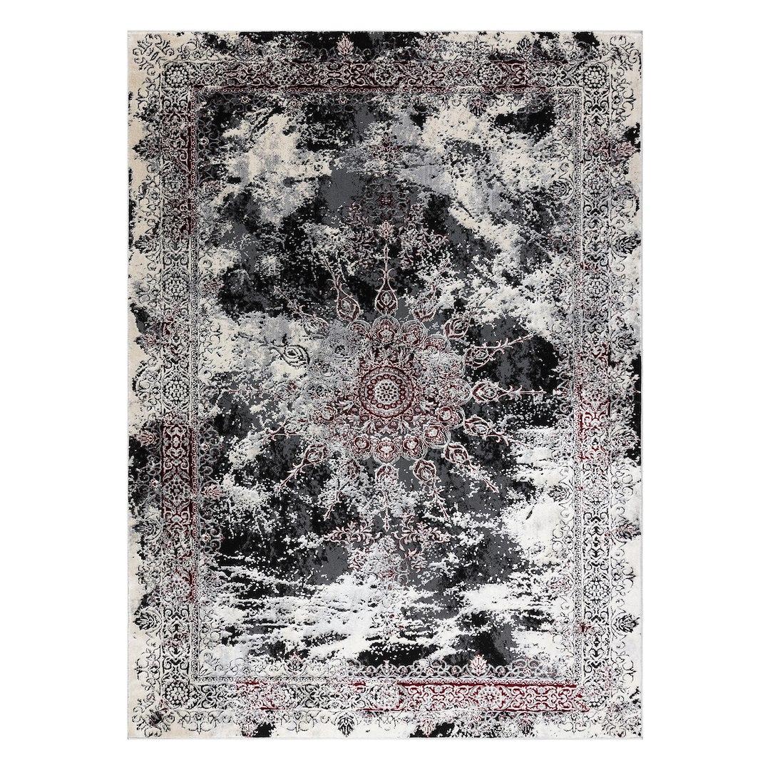 Gulvtæppe Hakano - creme 140×190 cm, Lean Rosette billede