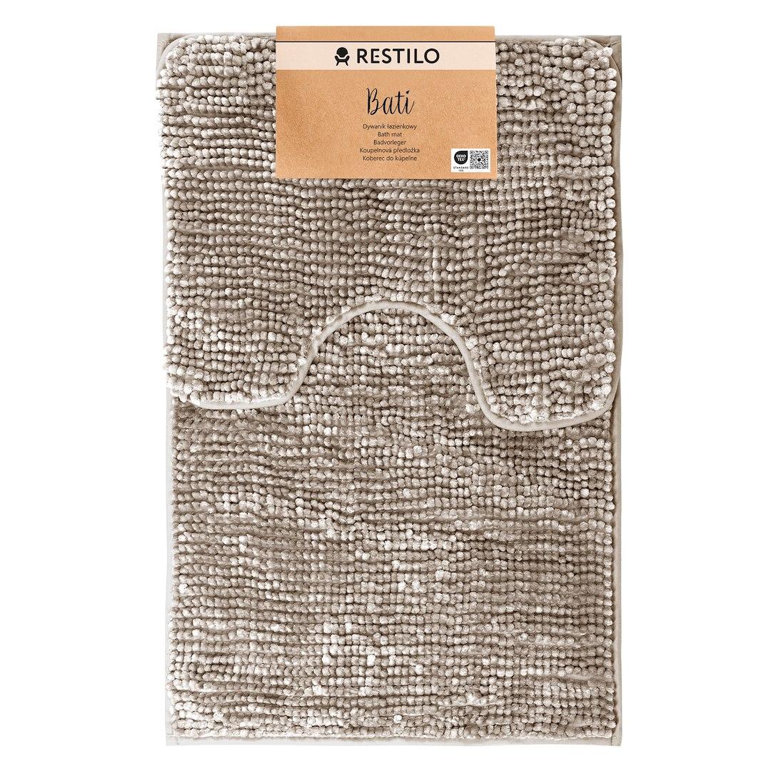 Bademåtte sæt Bati - cappuccino 50×80 + 40×50 fra AmeliaHome billede