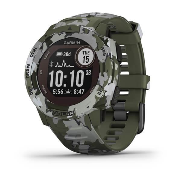 Sportsur Garmin Instinct Solar Camo Edition – GPS, MIP-display, Lichen Camo billede