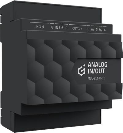 DIN-skinne modul til analog I/O - Grenton, 1-Wire, TF-Bus billede