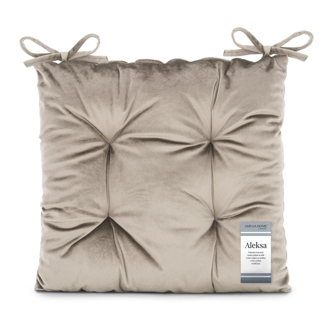 Stolehynde 40x40 cm - Aleksa, lys beige billede
