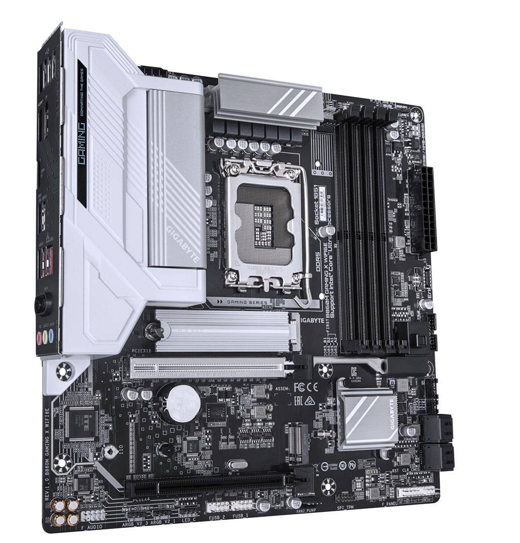 Bundkort Gigabyte B860M Gaming X WiFi 6E - LGA 1851, DDR5 9200 MHz, PCIe 5.0 M.2, 2,5 GbE, USB4