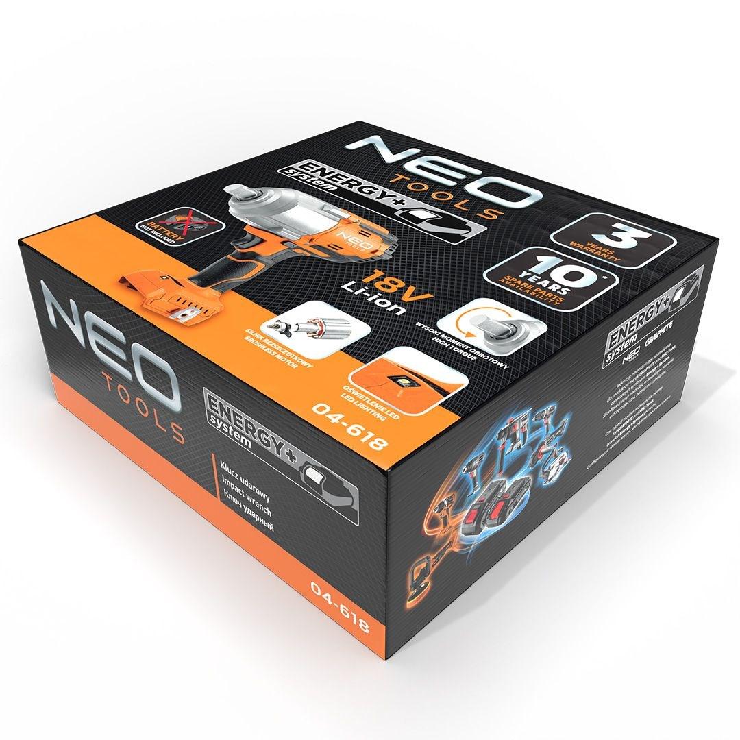 Slagnøgle 18V - NEO TOOLS 04-618 billede
