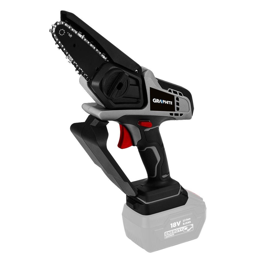 Motorsav akku 18V – GRAPHITE 58GE116 mini kædesav billede