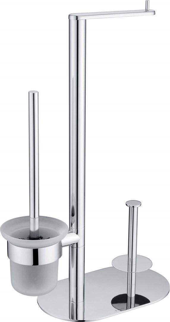 Toiletpapirholder med 3 funktioner - deante billede