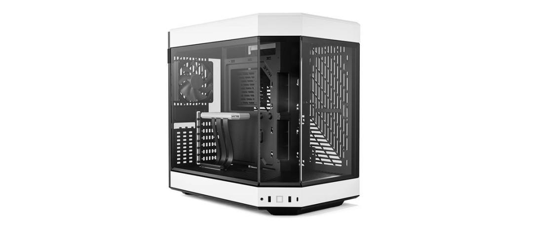 PC kabinet Hyte Y60 midi tower - sort/hvid billede