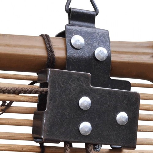 Rullegardiner 2 stk. 150x220 cm bambus brun