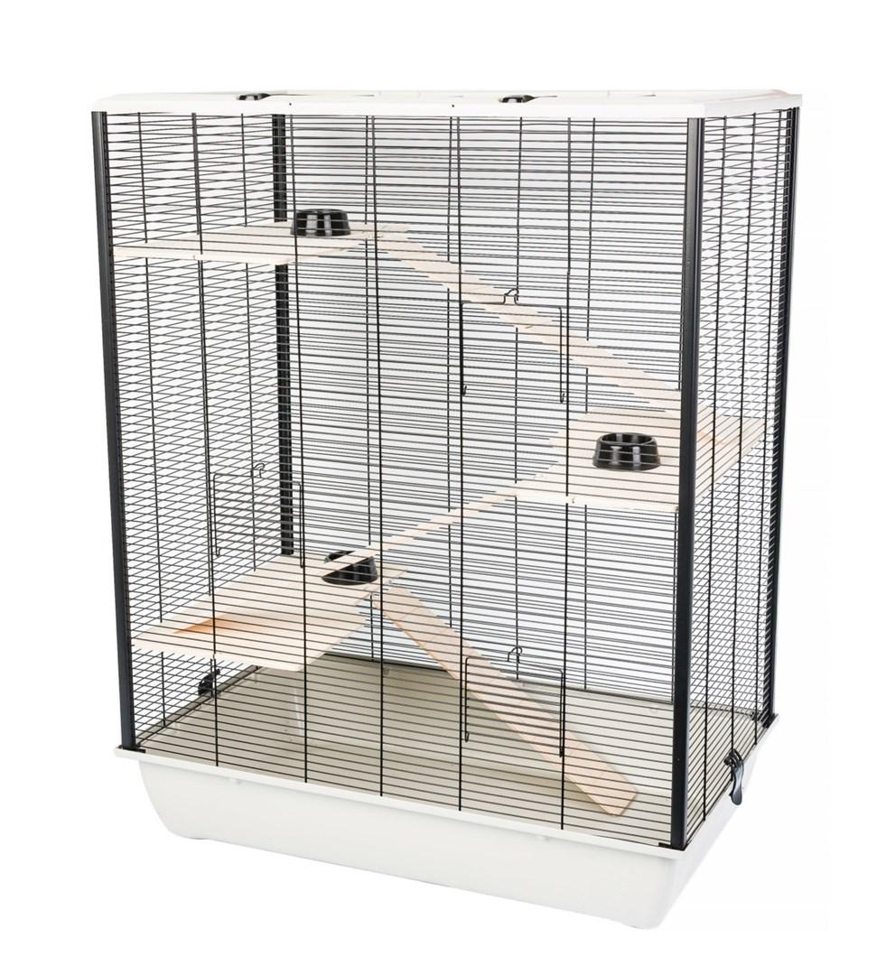 Hamsterbur INTER-ZOO Diego + Wood, beige billede