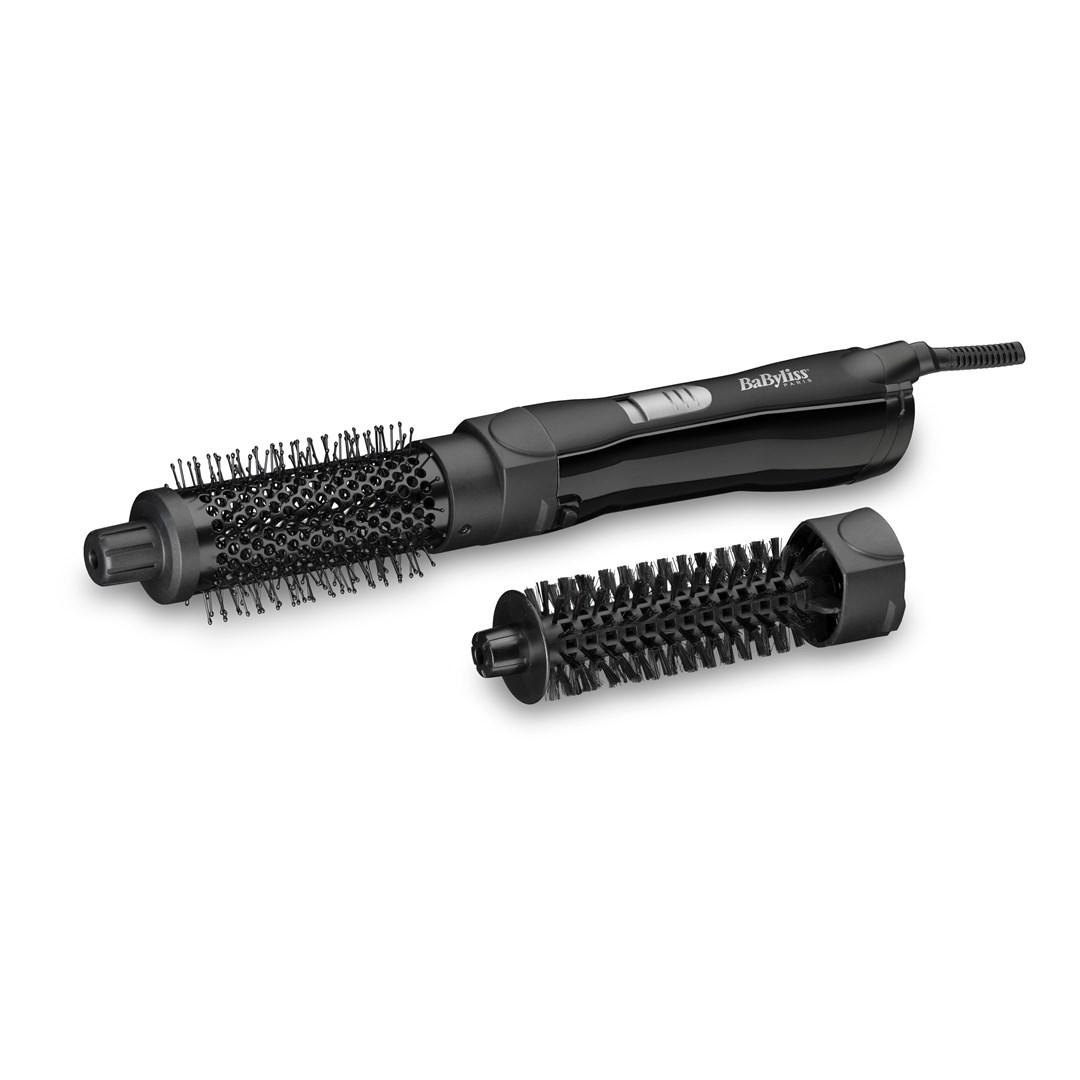 BaByliss Shape & Smooth AS82E stylingbørste med 2 børstehoveder, sort, 800 W