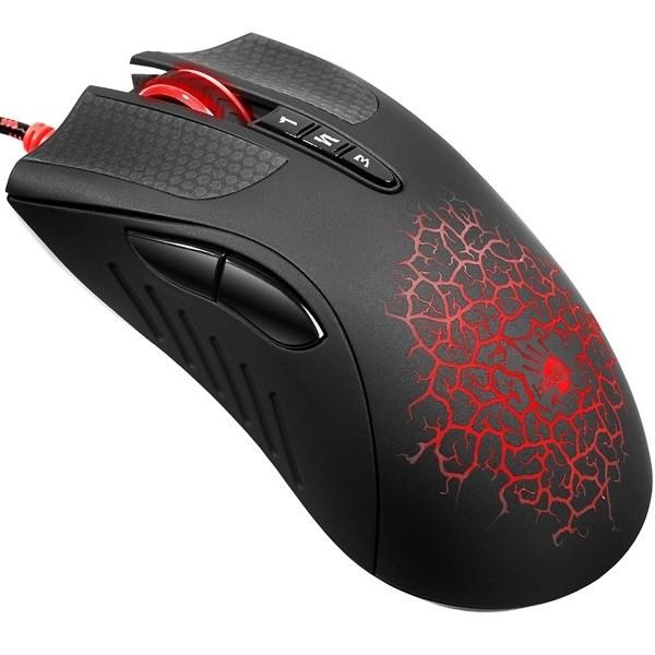Gaming mus A4 TECH Bloody A90, højrehånd, USB, optisk, 6.200 DPI billede