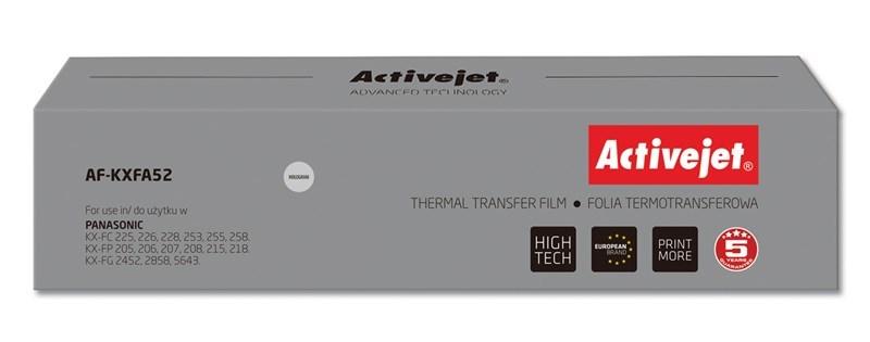 Faxfarvebånd Activejet AF-KXFA52 - erstatning for Panasonic KX-FA52, sort, 2 stk. billede