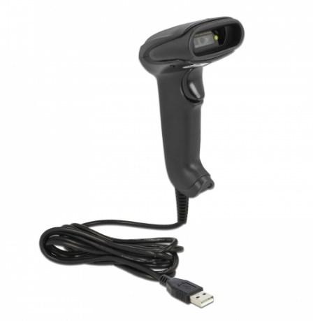 Stregkodelæser USB 1D/2D - DELOCK med kabel billede