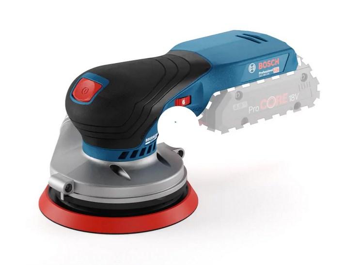 Excentersliber Bosch GEX 18V-125 Professional - 18 V, 125 mm, justerbar hastighed