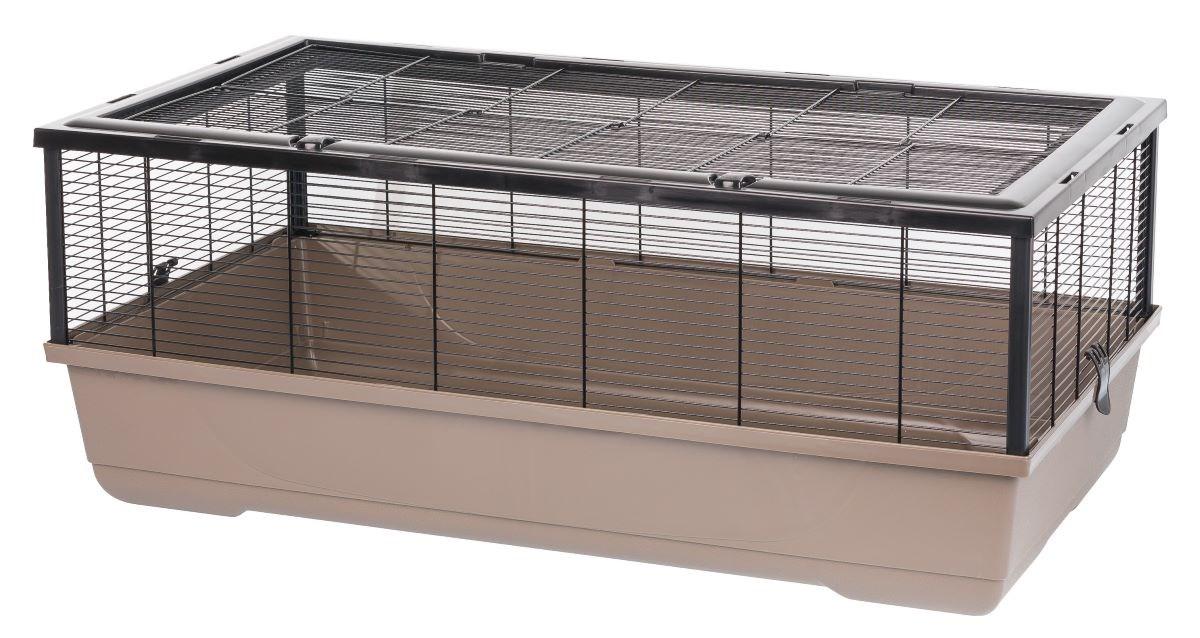 Gnaverbur INTER-ZOO Bernie, mokka – 100 × 54 × 39 cm billede