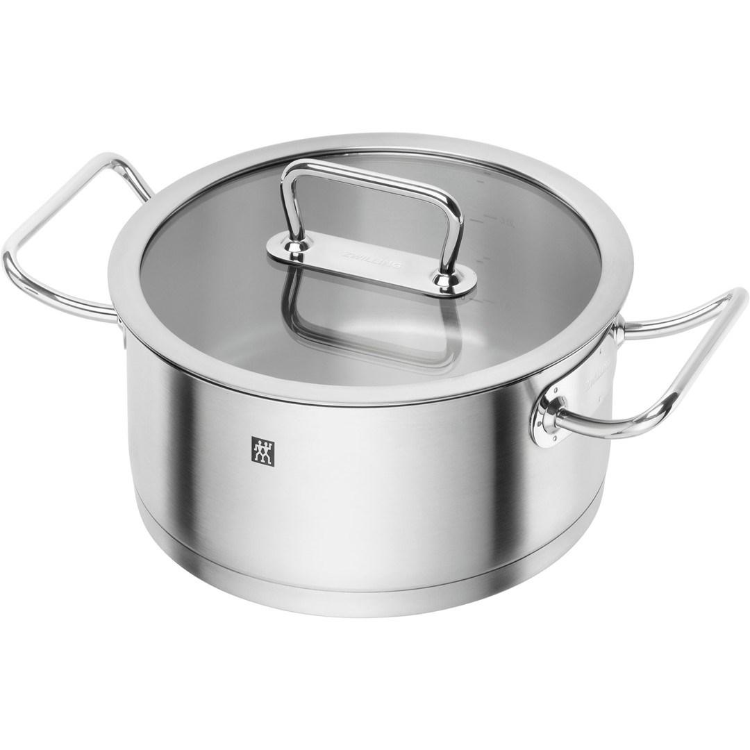 Gryde med låg 24 cm - ZWILLING Pro, rustfrit stål 18/10 billede