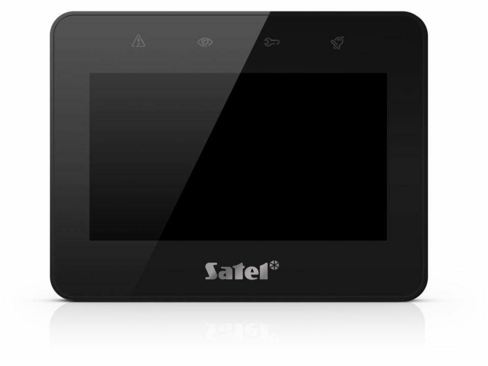 Alarm betjeningspanel med touch 4,3" – SATEL INT-TSG2R-B, sort billede
