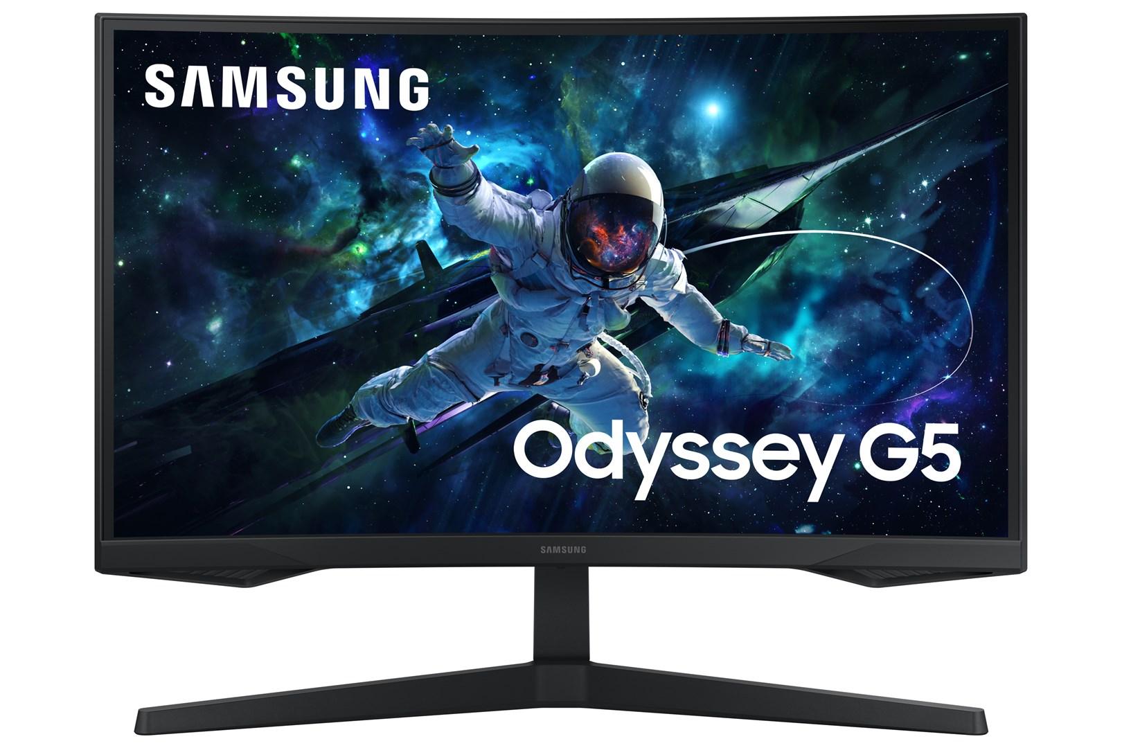 Gaming skærm Samsung Odyssey G55C 27" QHD 165 Hz (sort)