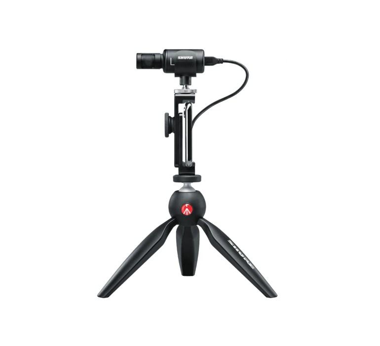 Mikrofon til video – Shure MV88+ Video Kit bordmikrofon (sort)