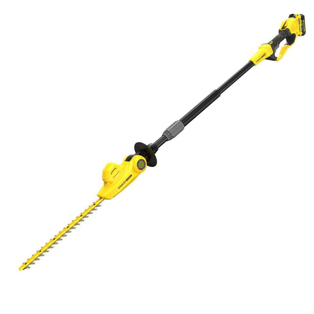 Hækkeklipper på stang STANLEY FATMAX 18 V, dobbelt klinge 45 cm billede