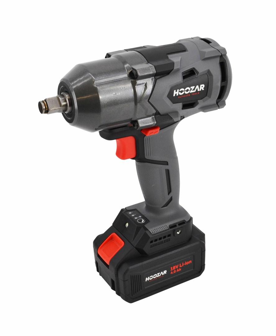 Slagnøgle 1/2" 18V 1×4,0Ah 600 Nm - Hoozar IW20BL-M1 billede