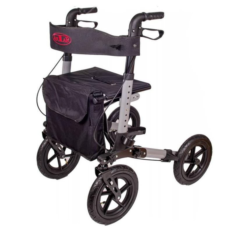 Rollator til terræn ANTAR Off-road i aluminium (28 cm hjul) billede