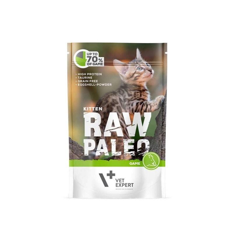 Vådfoder til killinger VetExpert Raw Paleo, kalkun – 100 g billede