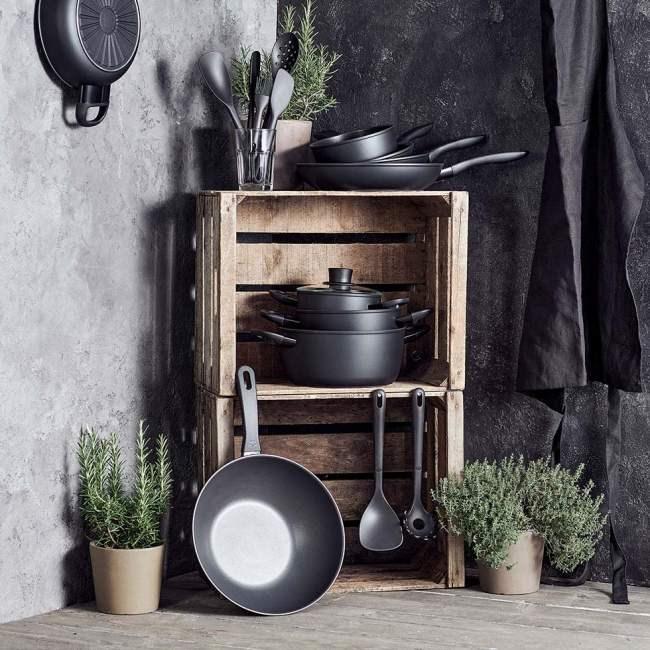 Wokpande BALLARINI Avola titanium 30 cm billede