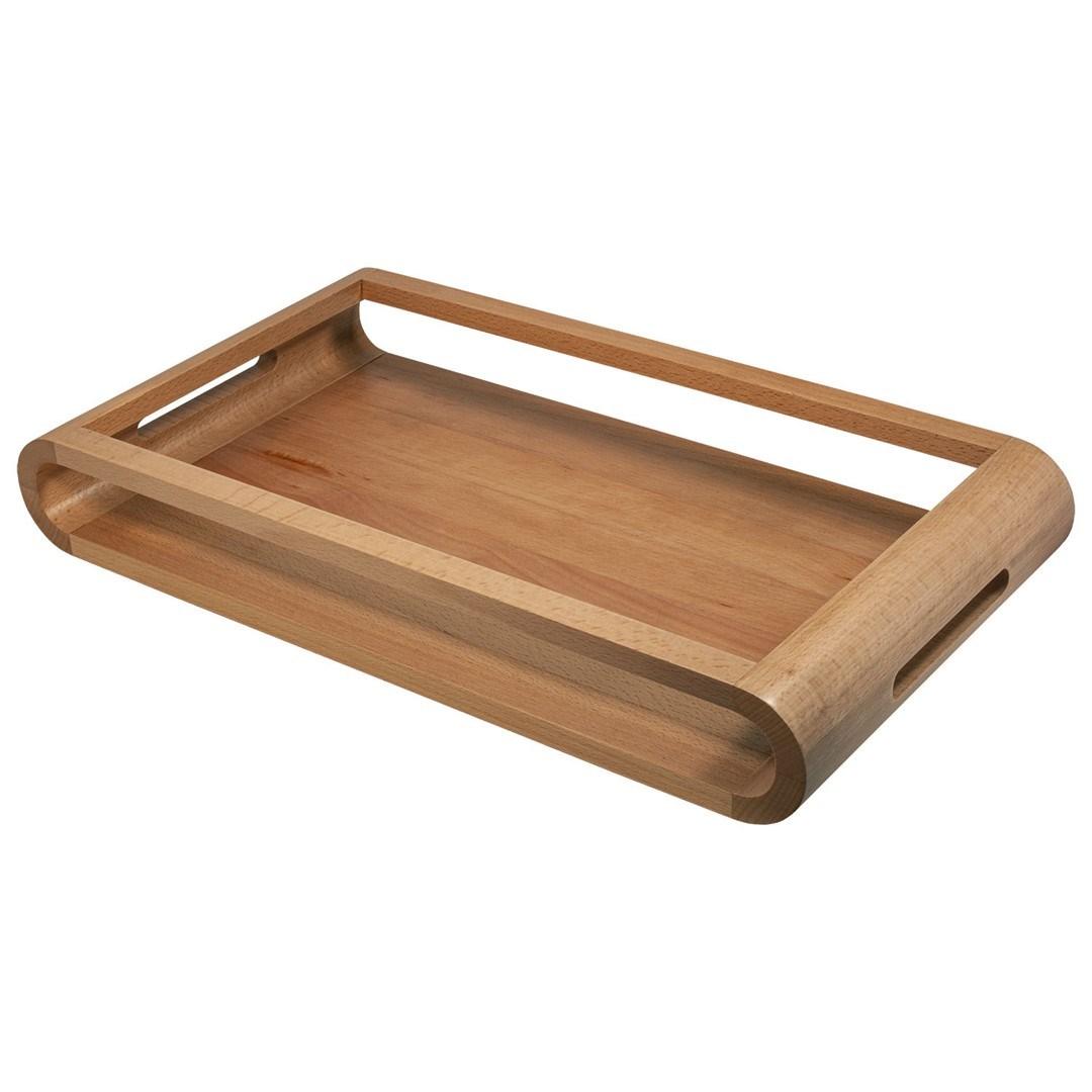 Serveringsbakke i bøgetræ artelegno VASD - dobbeltsidet, 27 × 49 cm billede
