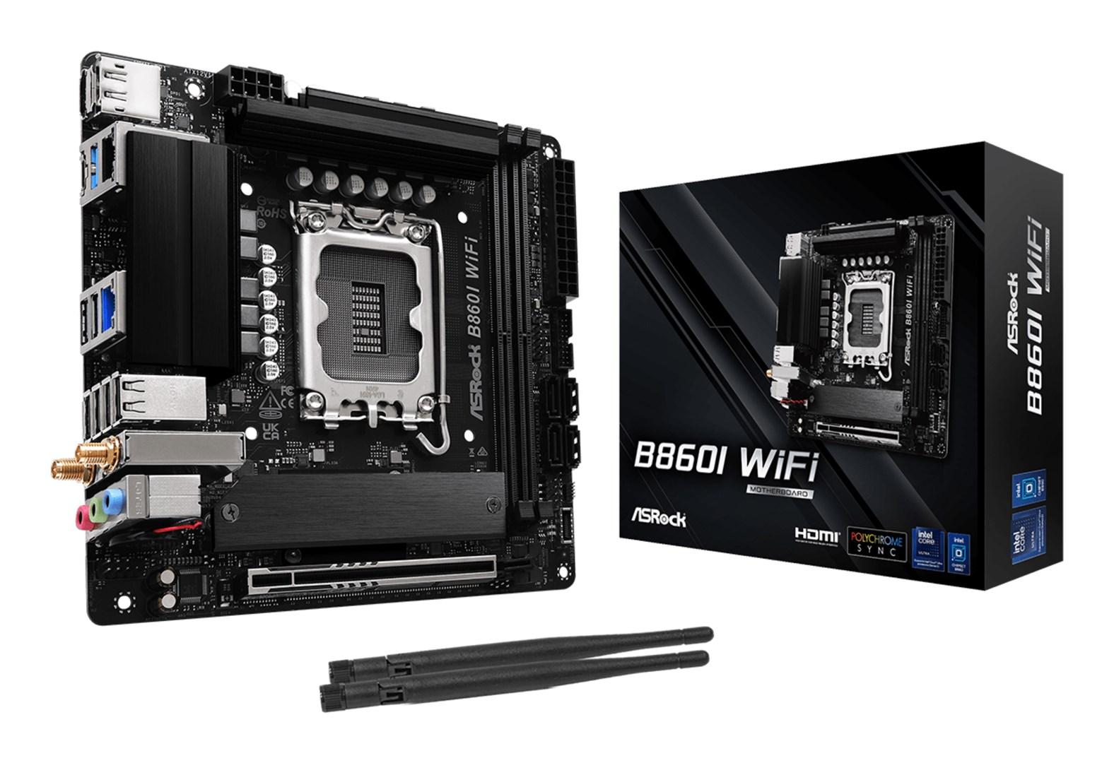 Bundkort mini-ITX Asrock B860I WiFi - Intel B860, LGA 1851 billede