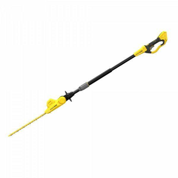 Hækkeklipper på stang STANLEY V20 - 45 cm billede