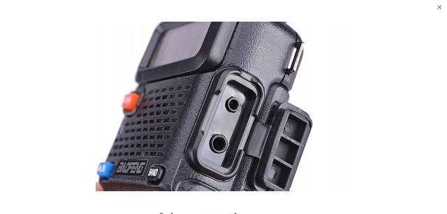 Walkie-talkie BAOFENG UV-5R HTQ 3800 mAh med USB-C billede