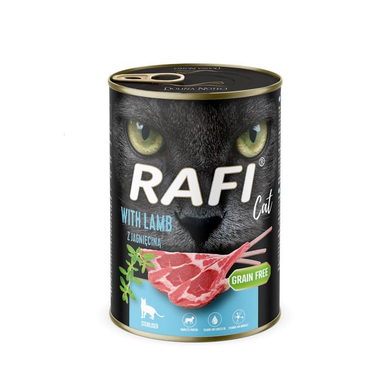 Vådfoder til kat – Dolina Noteci Rafi med lam, 400 g billede