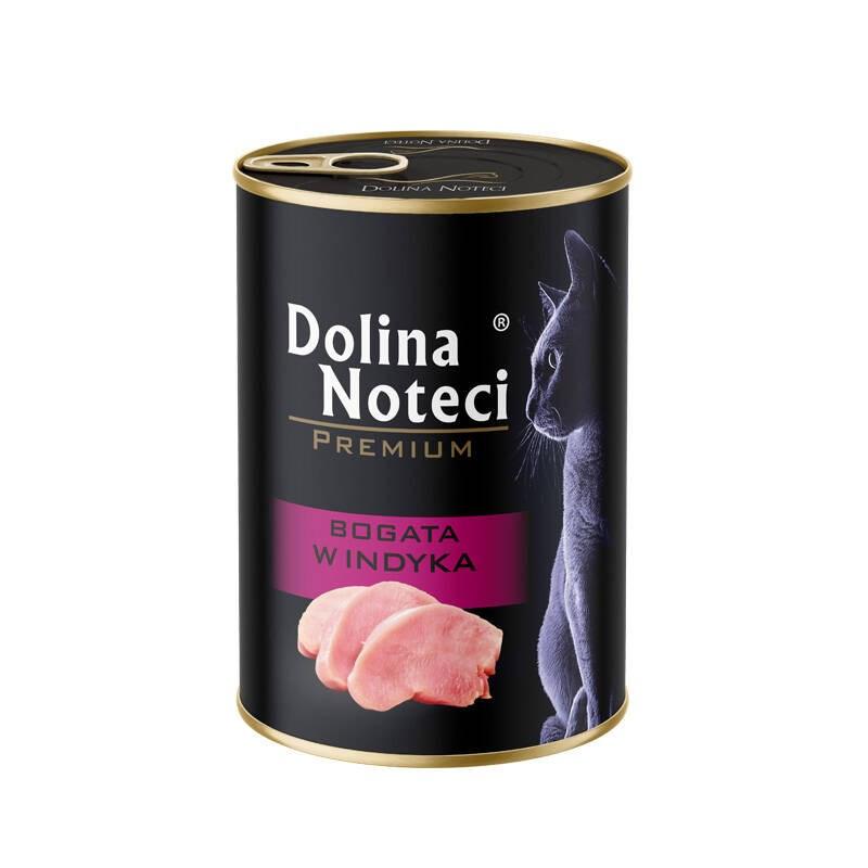 Vådfoder til kat – Dolina Noteci Premium med kalkun, 400 g billede