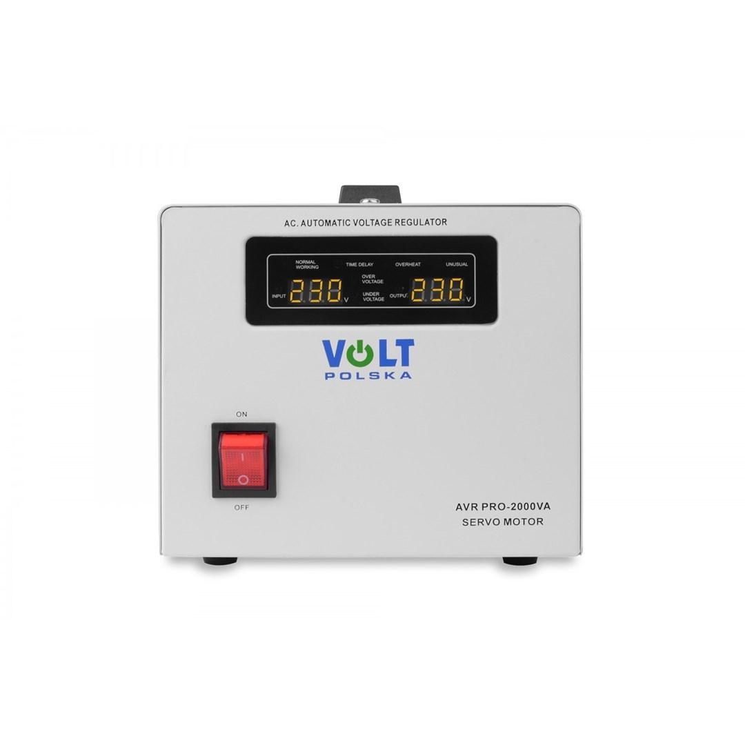 Spændingsstabilisator Volt Polska AVR Pro 2000VA 3 % Servo billede