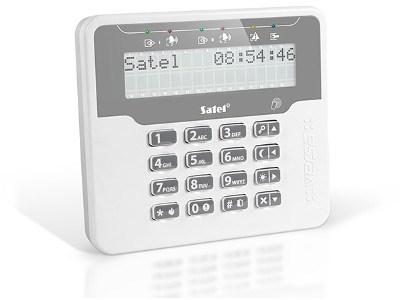 Alarmbetjeningspanel SATEL VERSA-LCDR-WH med RFID billede