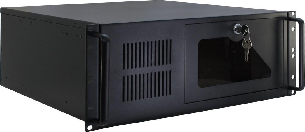 Rack kabinet 4U - Inter-Tech IPC 4U-4088-S, sort billede