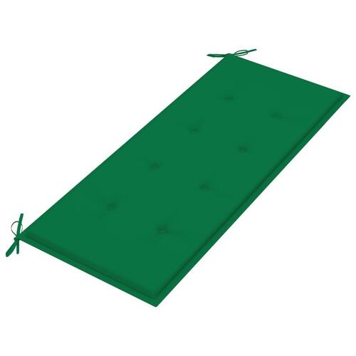 Havebænk med hynde 120 cm bambus