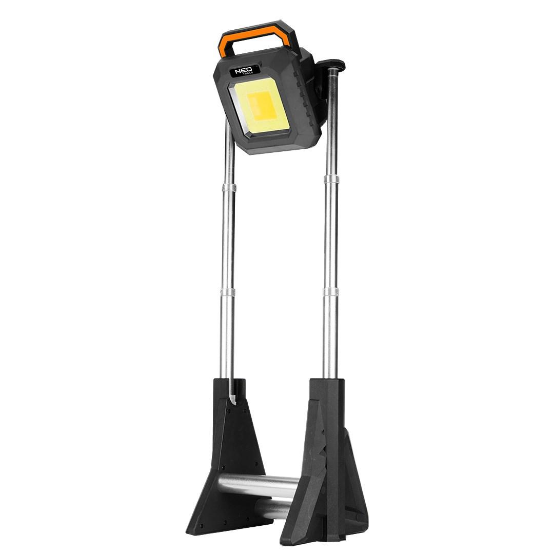 Arbejdslampe LED 3000 lm - NEO TOOLS teleskop billede
