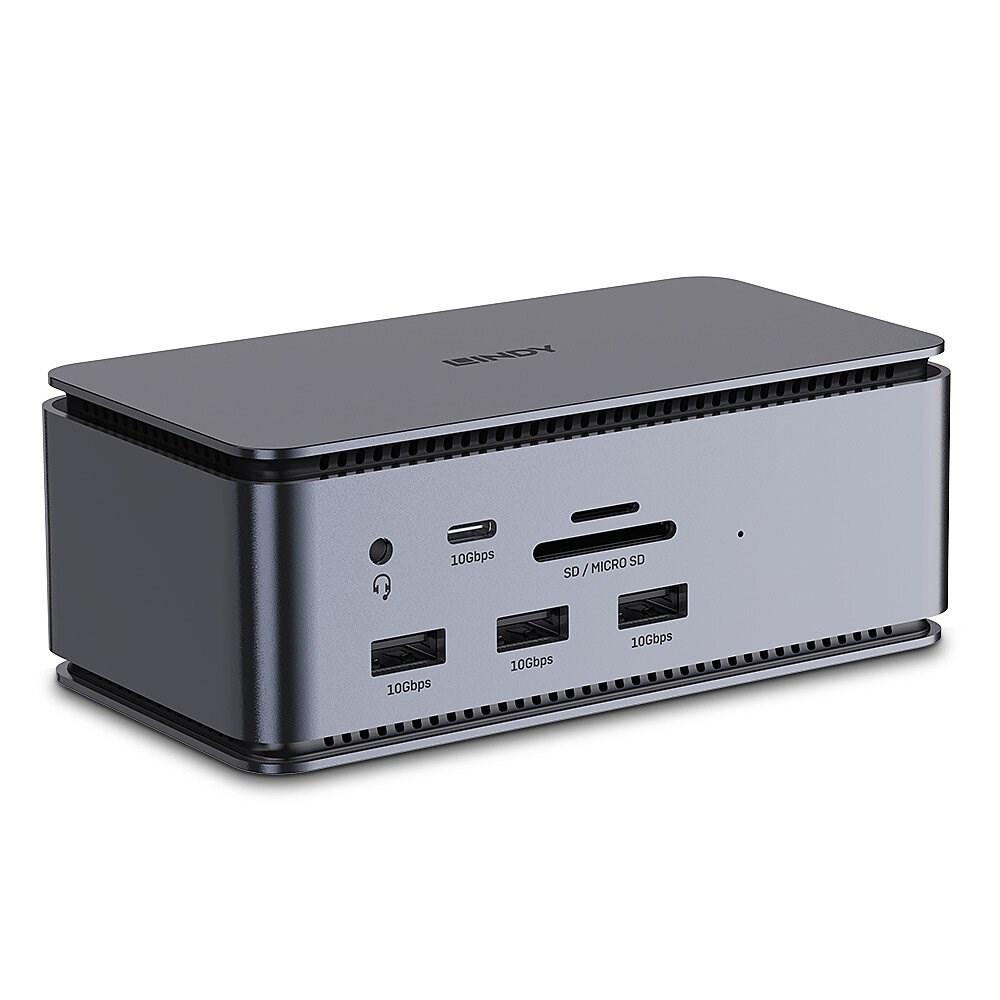 Dockingstation USB-C/USB4 til laptop – LINDY DST‑Pro billede
