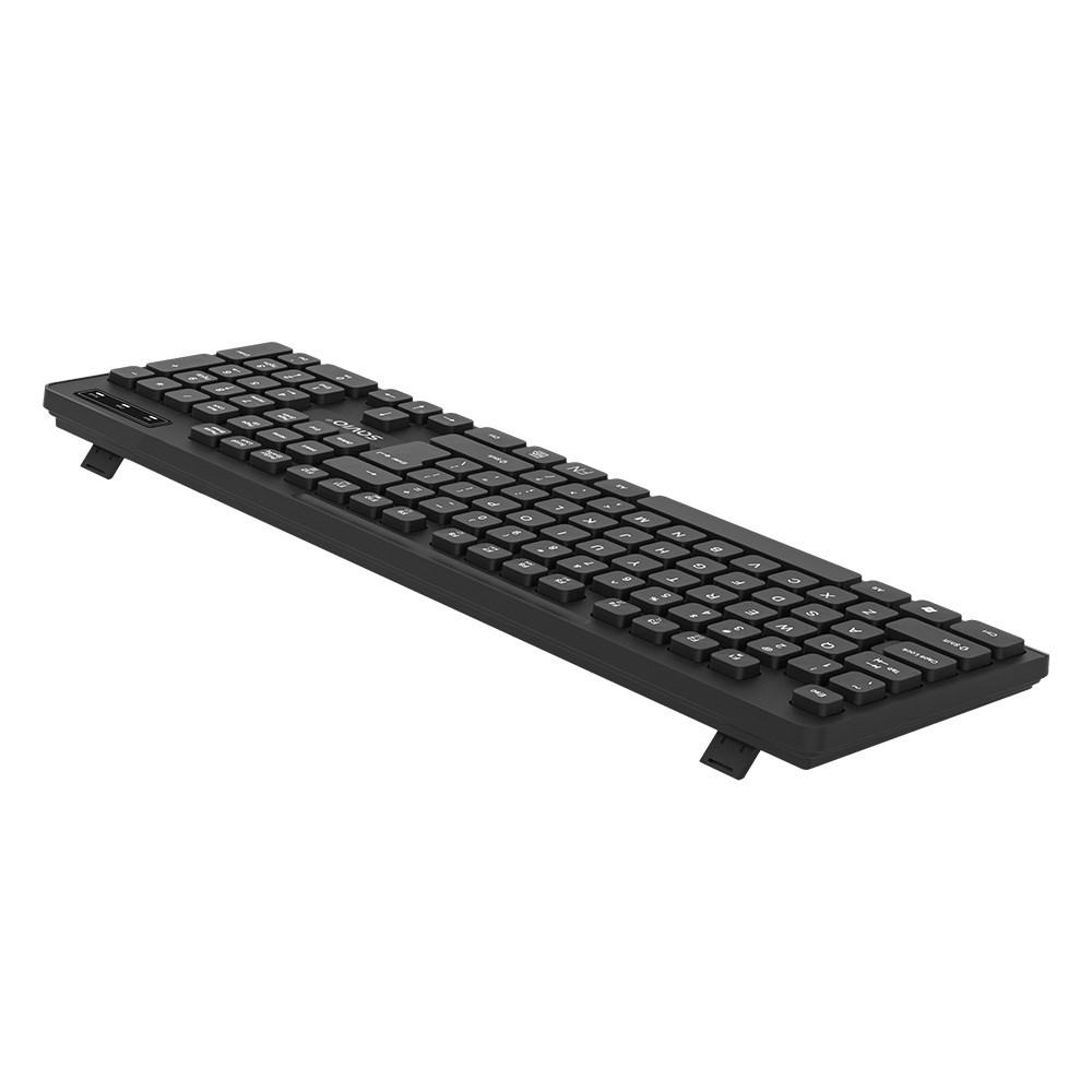 Trådløst tastatur Savio KB-02 - USB, QWERTY, sort (Home/Office) billede