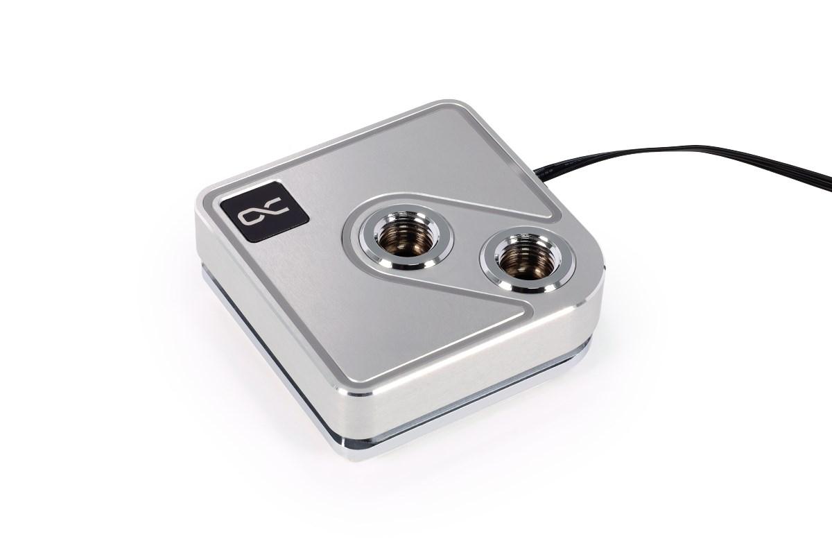 Vandblok til CPU – Alphacool, sølv, AM5/AM4/LGA 1700 billede