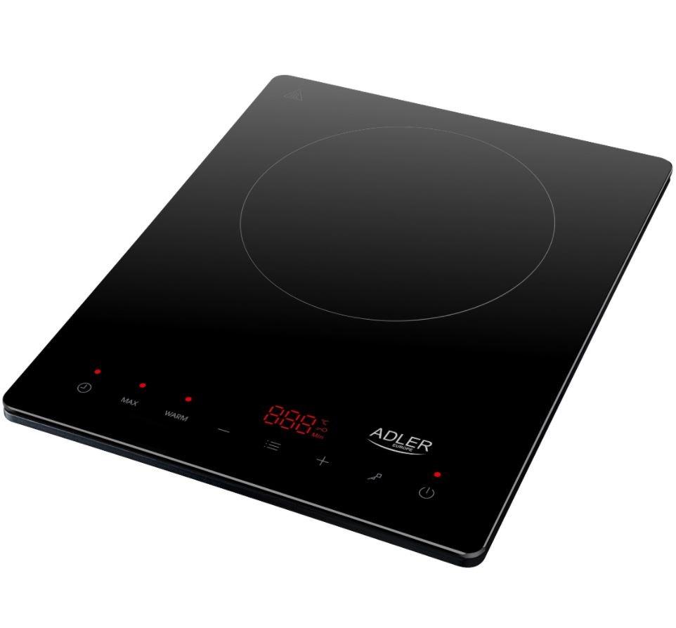 Induktionskogeplade Adler AD 6513 - 1 zone, bordmodel billede