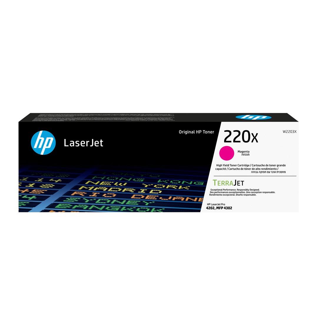 Toner til laserprinter HP 220X magenta (original, høj kapacitet)