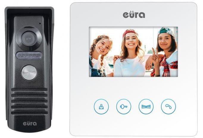 Videodørtelefon Eura VDP-52A3 ATIRA - hvid