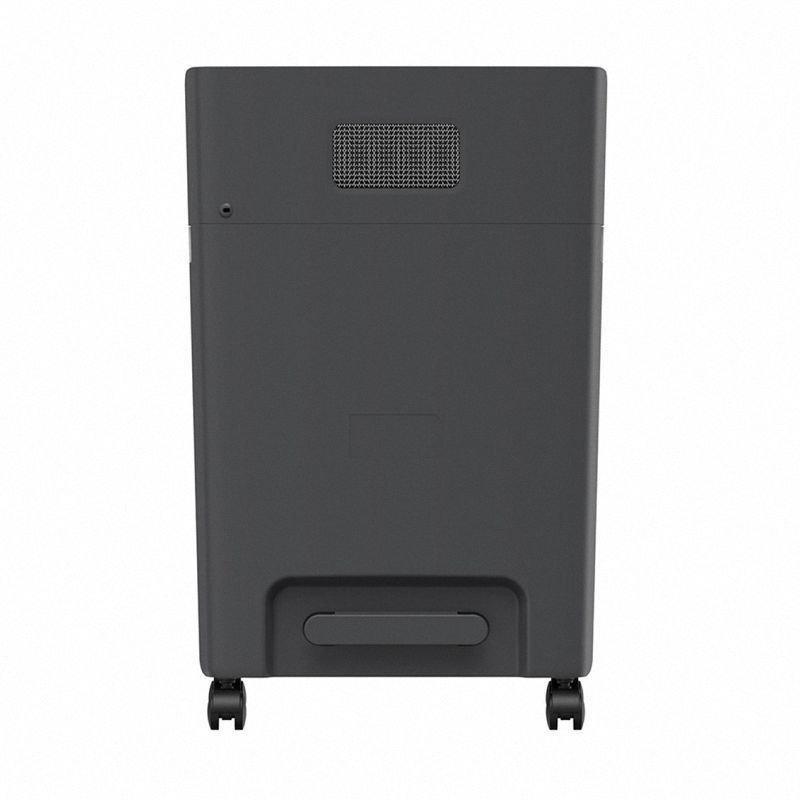 Makulator mikro-cut HP Pro Shredder 10MC, P-5, 20 l, mørkegrå billede